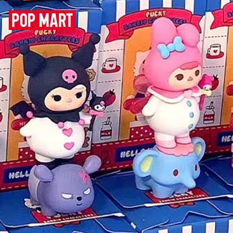 Model Kit Anime Girl - POPMART PUCKY SANRIO CHARACTERS Series Genuine