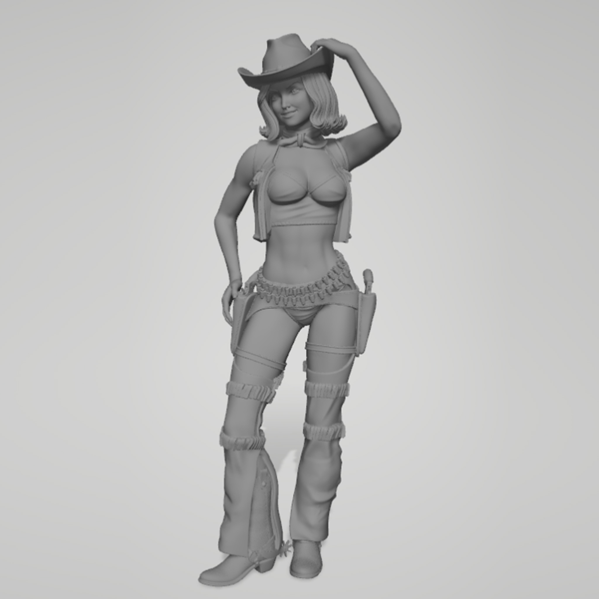 1/24 1/18 1/12 cowboy girl Una - Model Kit Fantasy recension och pris