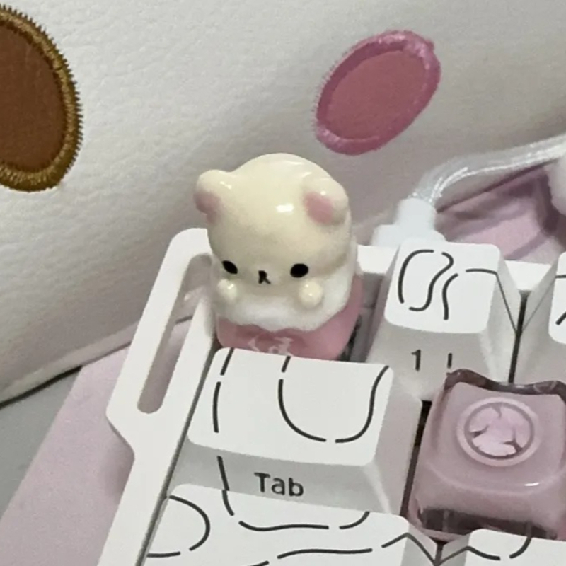 Kawaii Rilakkuma Keycaps Relax - Model Kit Anime Girl recension och pris