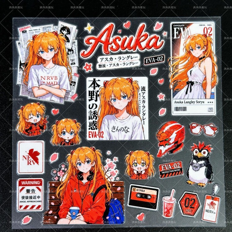 3Pcs/set New Anime EVA Asuka L - Model Kit Eva recension och pris