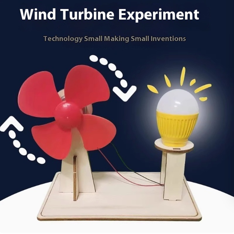 DIY Wooden Wind Turbine Model  - Model Kit Fantasy recension och pris