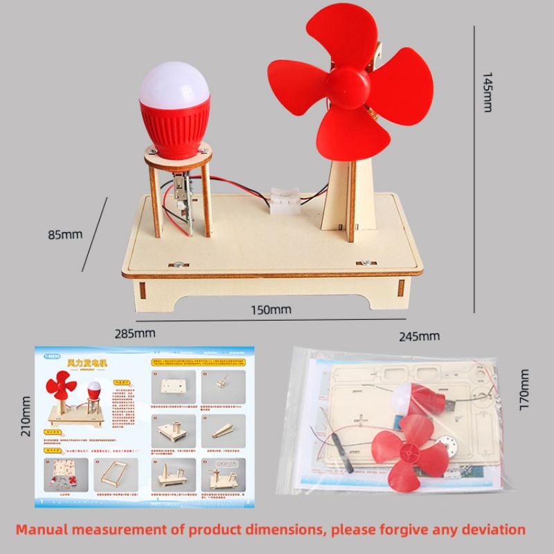 DIY Wooden Wind Turbine Model  - Model Kit Fantasy recension och pris