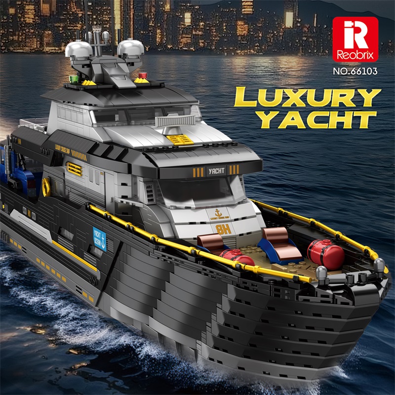 IN STOCK MOC Idea Luxury Yacht - Model Kit Yacht recension och pris