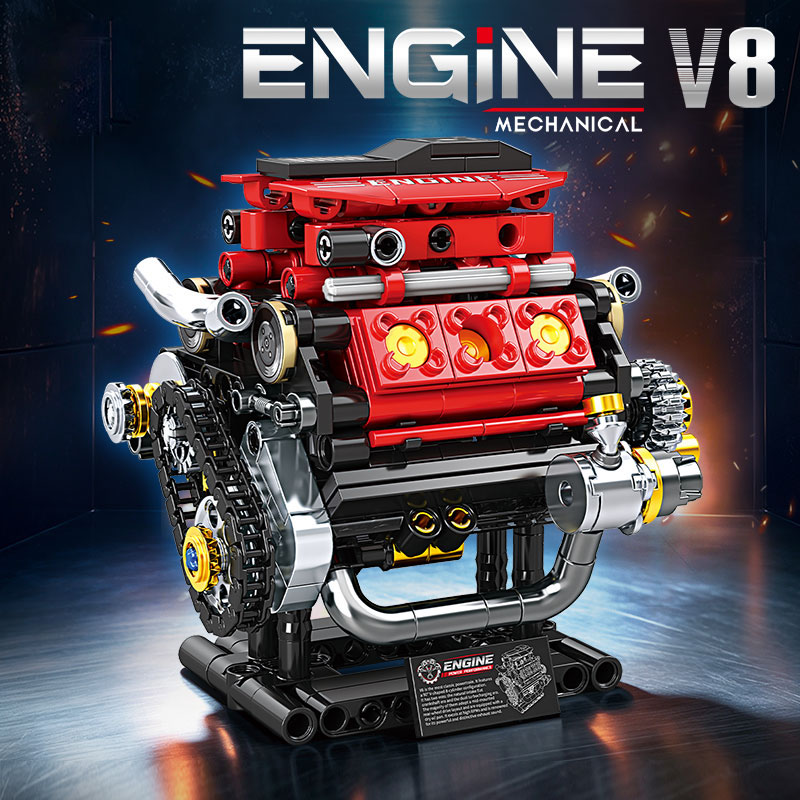 V8 & Boxer Flat 6 Engine Build - Model Kit Engine recension och pris