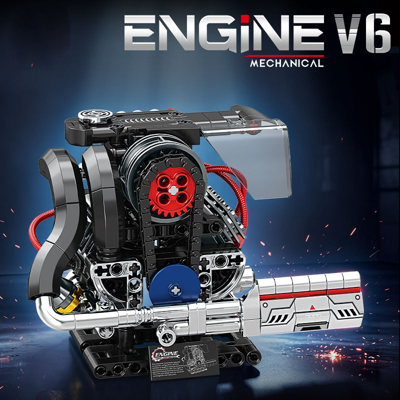 V8 & Boxer Flat 6 Engine Build - Model Kit Engine recension och pris